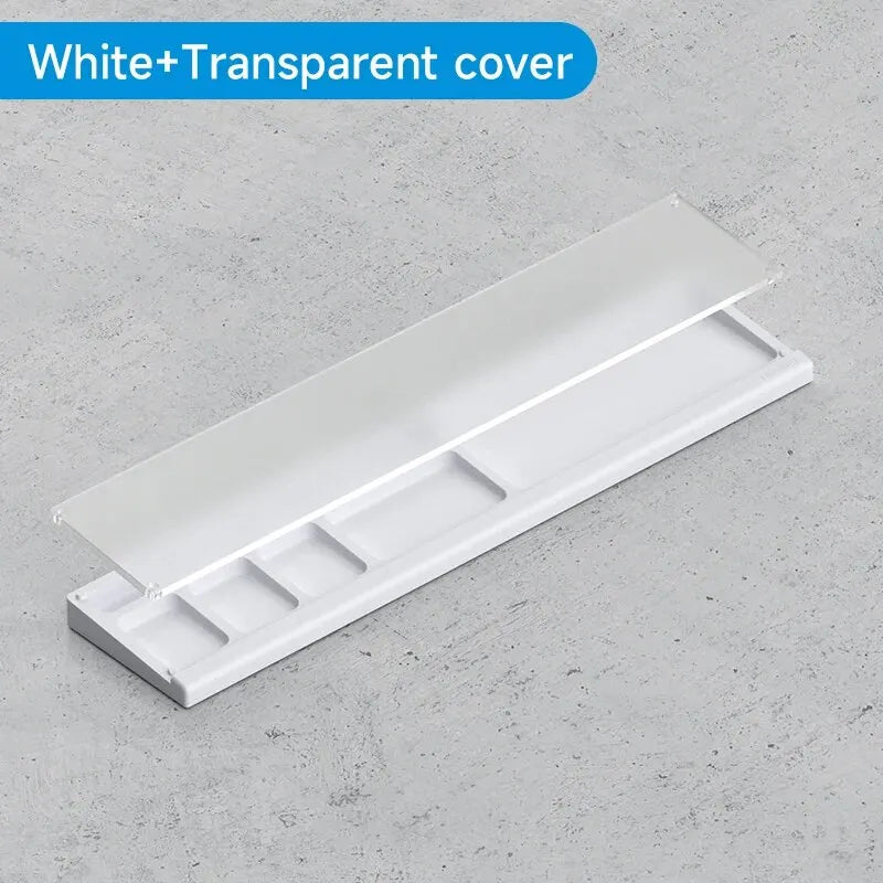 Keyboard Wrist Rest with Storage Box - Memory Foam Ergonomic Support for Office