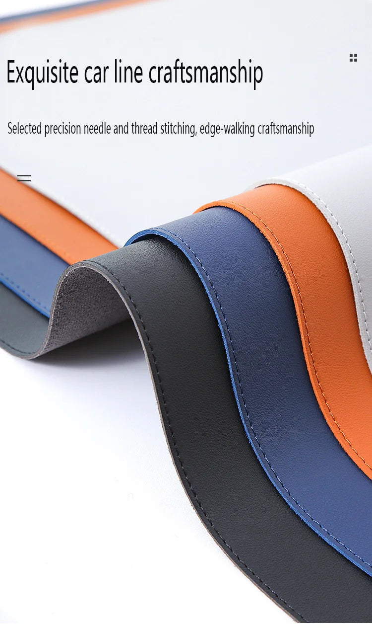 Large Waterproof Mouse Pad - PU Suede Gaming Desk Mat (Non-Slip)