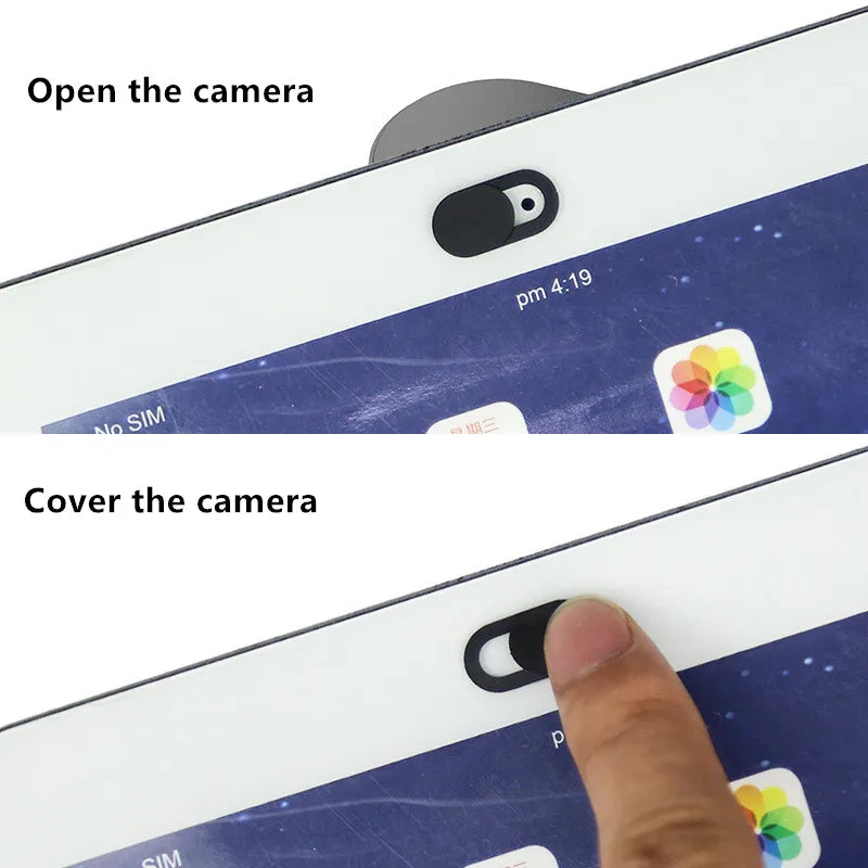 Webcam Privacy Cover - Magnetic Slider for Laptop, iPad, Macbook & Tablet
