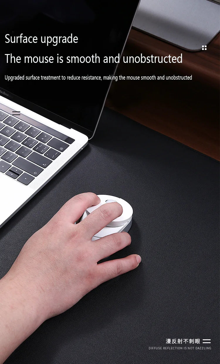 Large Waterproof Mouse Pad - PU Suede Gaming Desk Mat (Non-Slip)