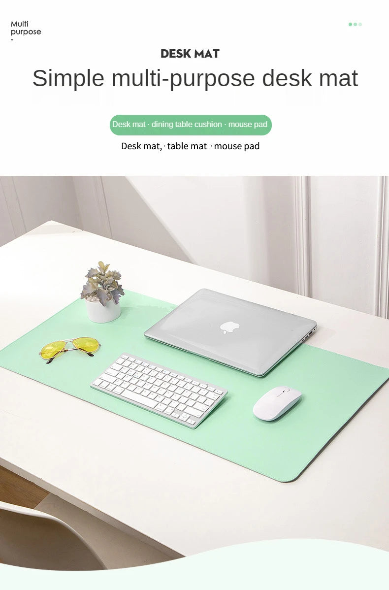 Large Waterproof Mouse Pad - PU Suede Gaming Desk Mat (Non-Slip)
