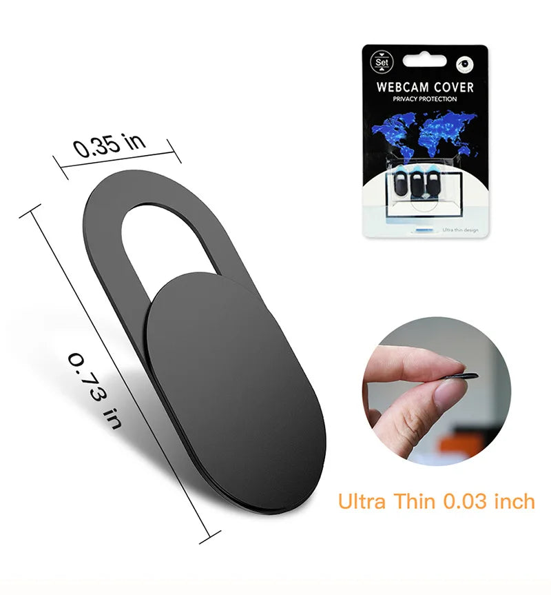 Webcam Privacy Cover - Magnetic Slider for Laptop, iPad, Macbook & Tablet