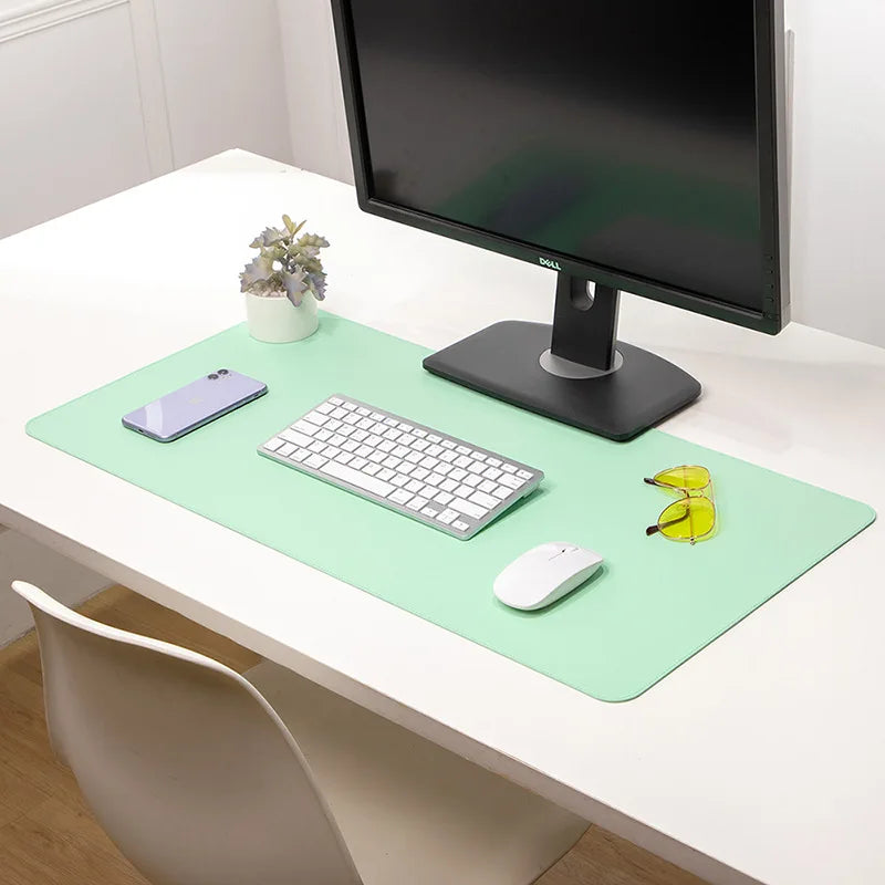 Large Waterproof Mouse Pad - PU Suede Gaming Desk Mat (Non-Slip)