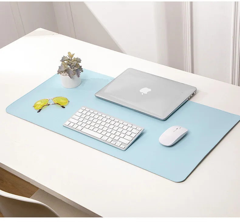 Large Waterproof Mouse Pad - PU Suede Gaming Desk Mat (Non-Slip)