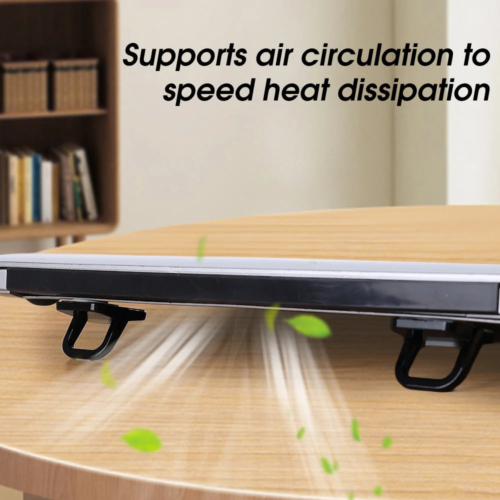 Mini Laptop Stand 2-Pack - Portable Foldable Desk Riser for Laptop & Keyboard