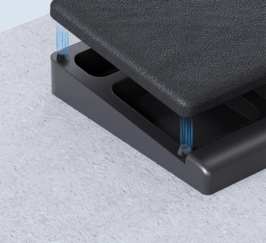 Keyboard Wrist Rest with Storage Box - Memory Foam Ergonomic Support for Office