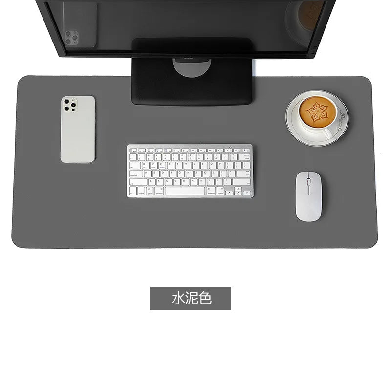 Large Waterproof Mouse Pad - PU Suede Gaming Desk Mat (Non-Slip)