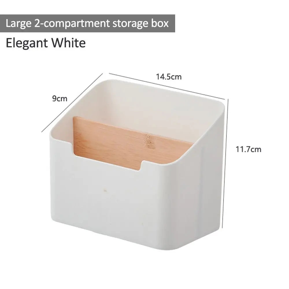 Remote Control Organizer - Multi-Purpose Desktop Storage Box for Living Room