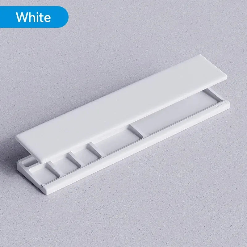 Keyboard Wrist Rest with Storage Box - Memory Foam Ergonomic Support for Office