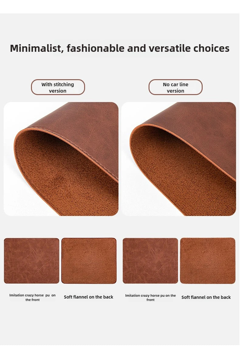 Large Waterproof Desk Pad - PU Leather Desk Mat for Laptop & Keyboard