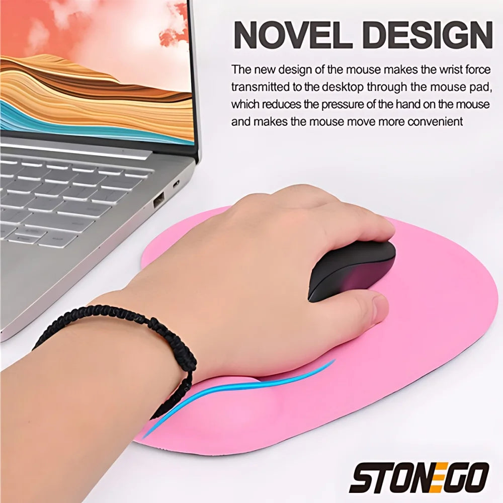 Ergonomic Wrist Rest Pad - EVA Memory Foam Support for Keyboard & Mouse