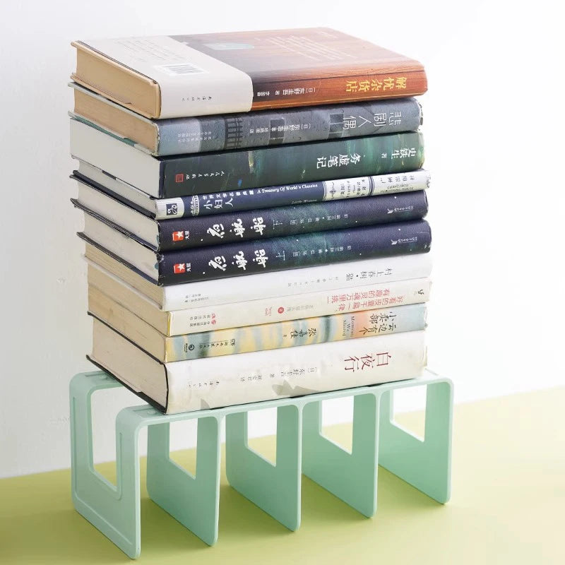 Adjustable Desktop Bookends - Multi-Function Book & Magazine Organizer Stand