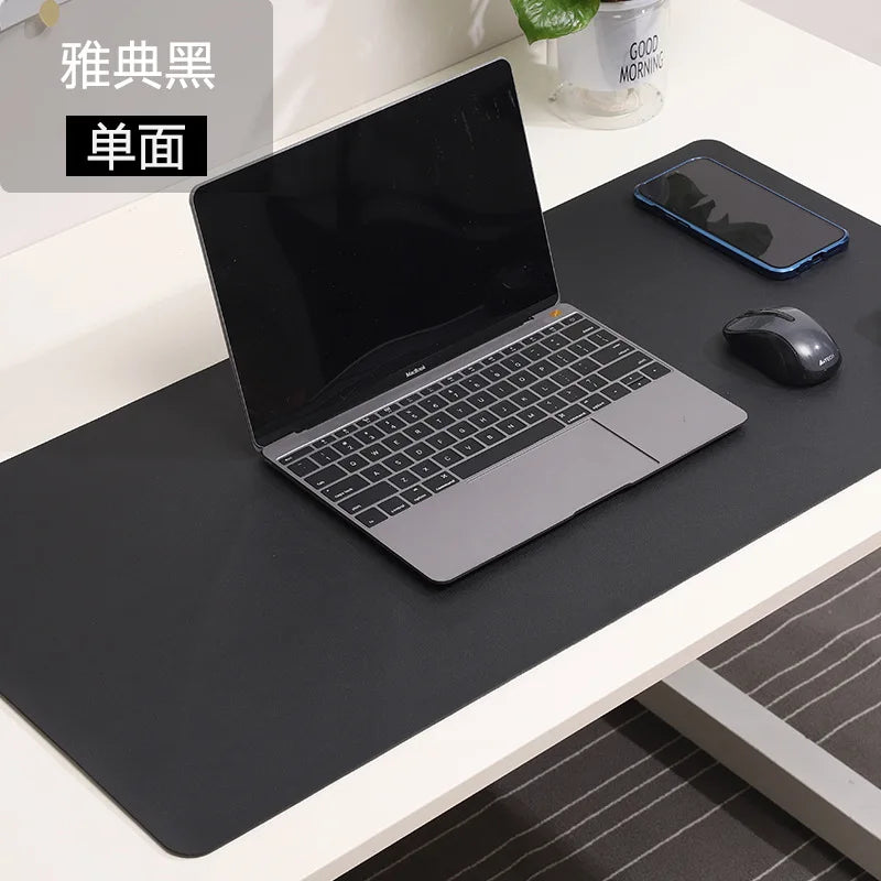 Large Waterproof Mouse Pad - PU Suede Gaming Desk Mat (Non-Slip)