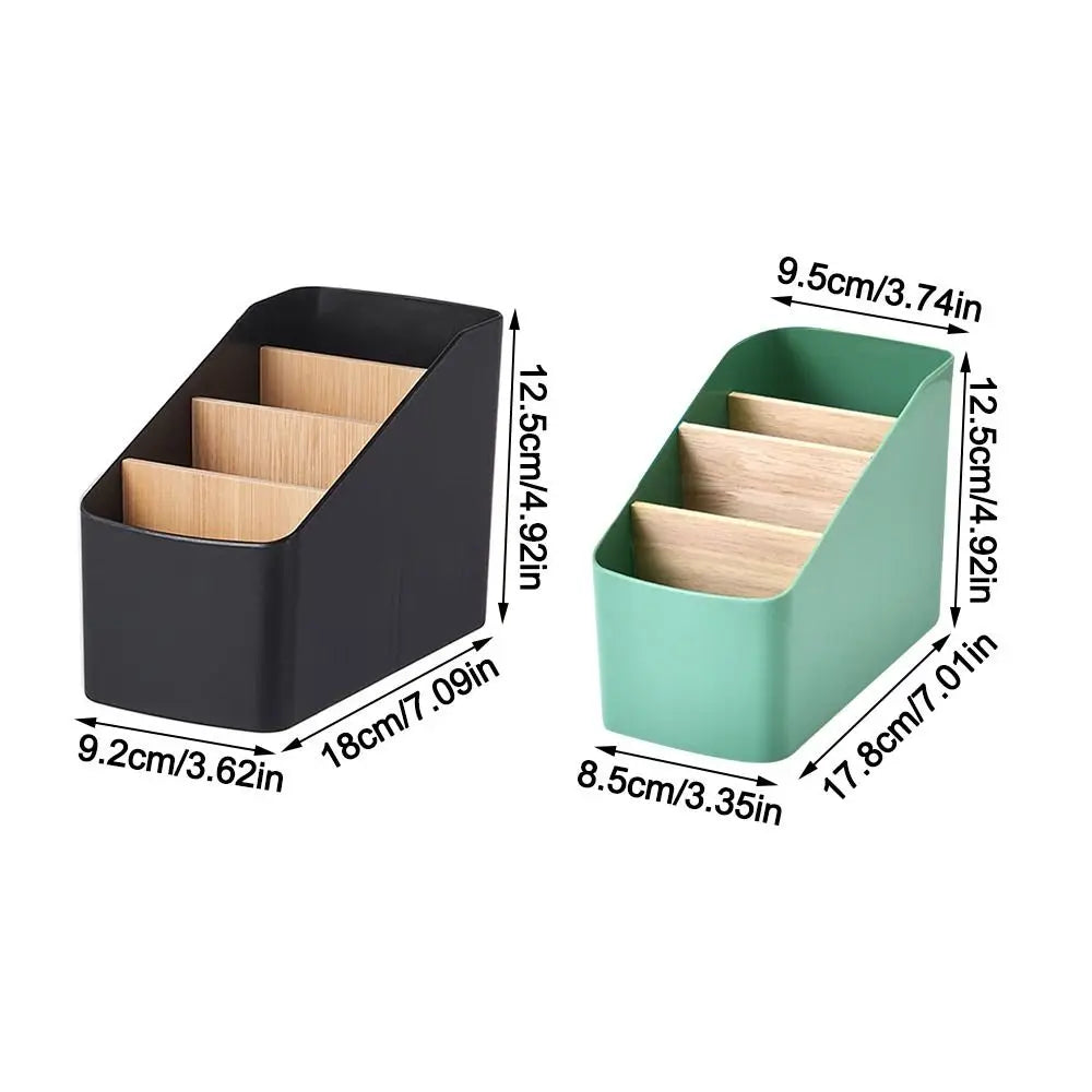 Remote Control Organizer - Multi-Purpose Desktop Storage Box for Living Room