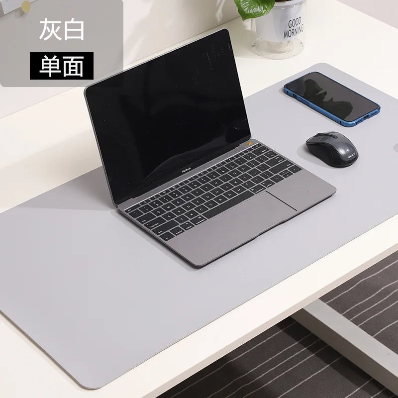 Large Waterproof Mouse Pad - PU Suede Gaming Desk Mat (Non-Slip)