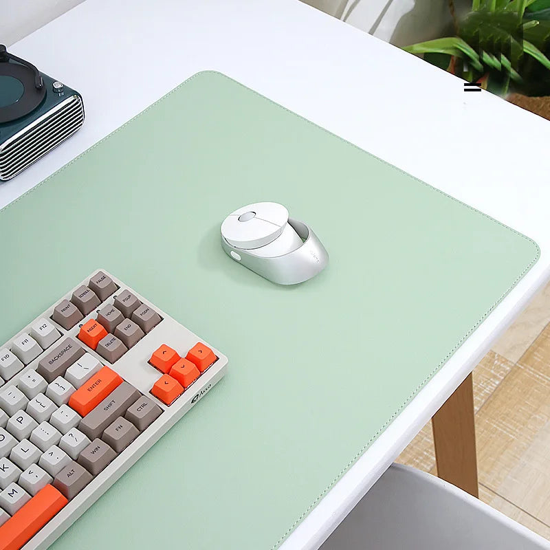 Large Waterproof Mouse Pad - PU Suede Gaming Desk Mat (Non-Slip)