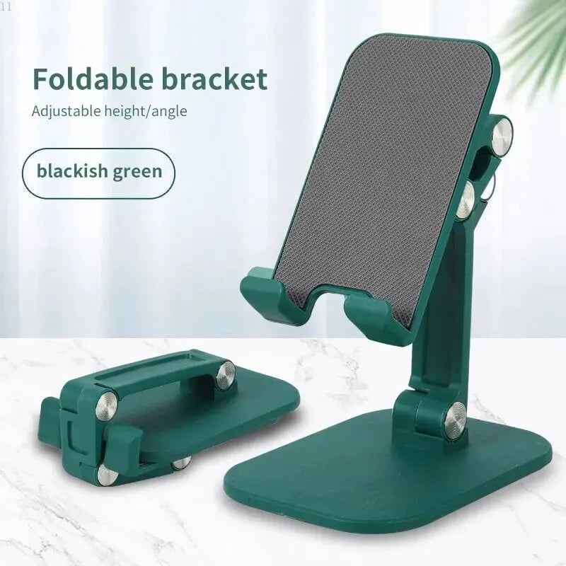 Adjustable Phone & Tablet Stand - Foldable Desktop Holder for Live Streaming