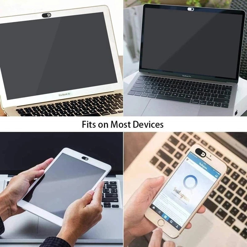 Webcam Privacy Slider - Plastic Camera Cover for iPad, Tablet & Laptop