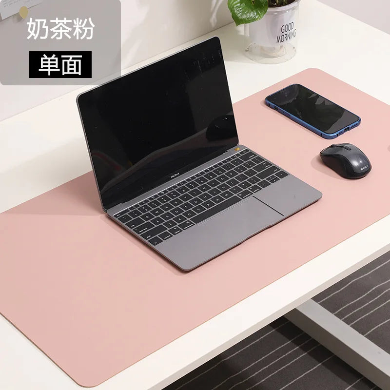 Large Waterproof Mouse Pad - PU Suede Gaming Desk Mat (Non-Slip)