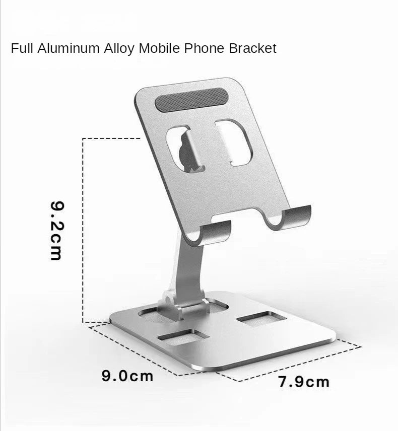 Aluminum Tablet Stand - Adjustable Portable Holder for iPad & Mobile Devices