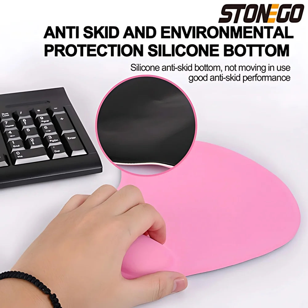 Ergonomic Wrist Rest Pad - EVA Memory Foam Support for Keyboard & Mouse