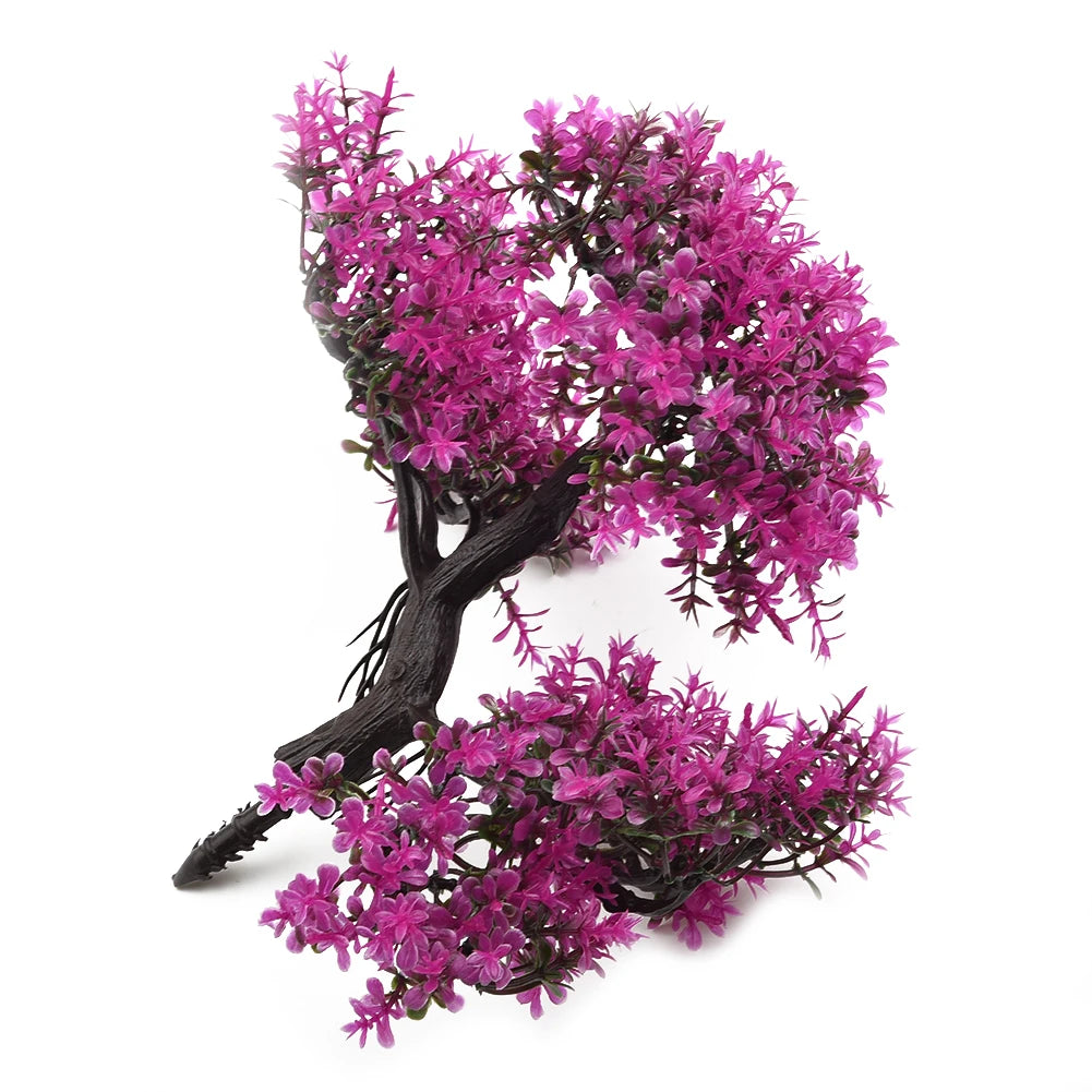 Artificial Bonsai Plant - Small Potted Tree for Home, Office & Hotel Decor