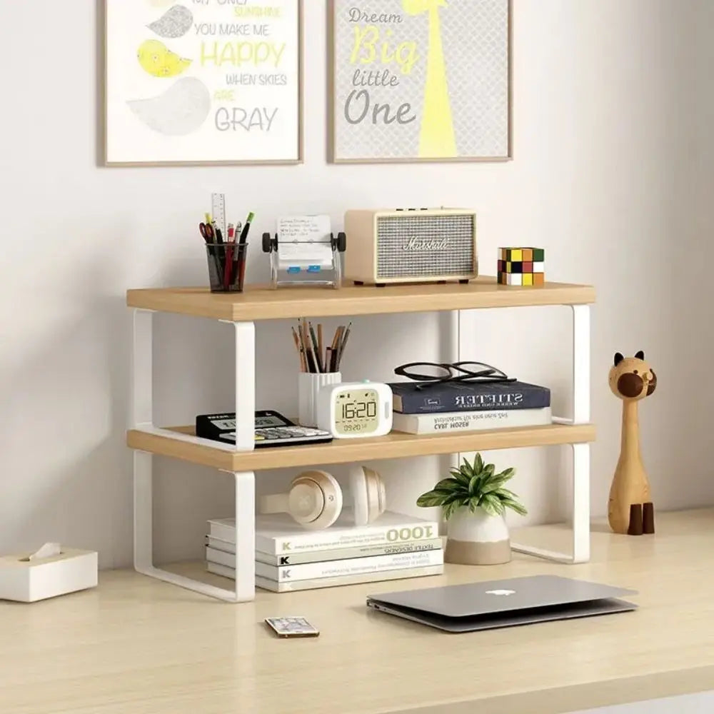 Ergonomic Monitor Stand with Desktop Storage - Elevate Your Home Office Setup