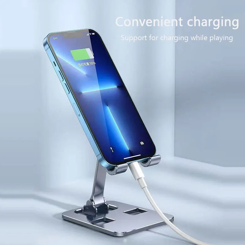 Aluminum Tablet Stand - Adjustable Portable Holder for iPad & Mobile Devices