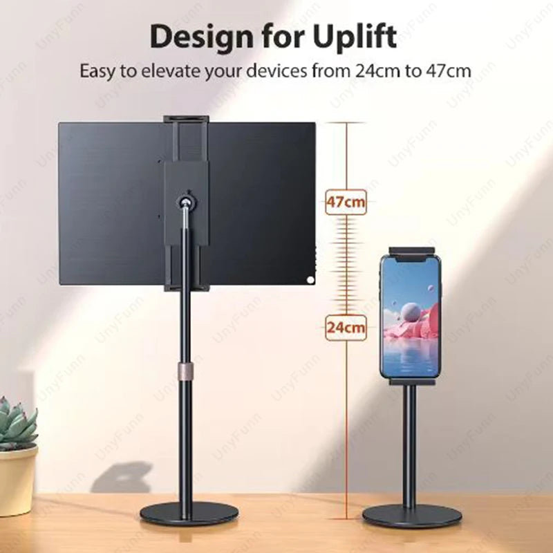 Adjustable Portable Monitor Stand - Desktop Bracket for 4.7-17.3" Devices