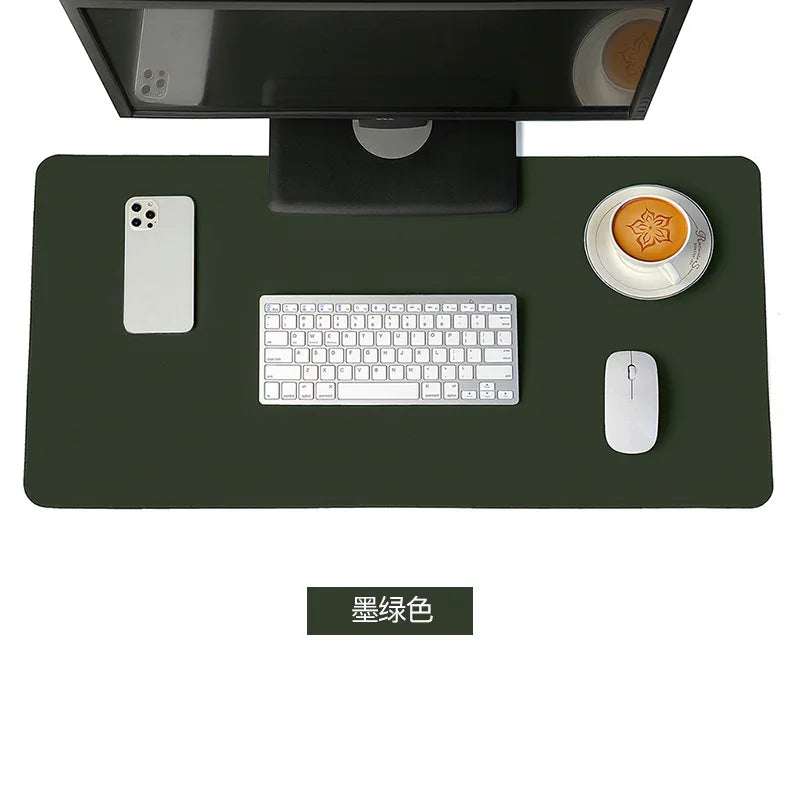 Large Waterproof Mouse Pad - PU Suede Gaming Desk Mat (Non-Slip)