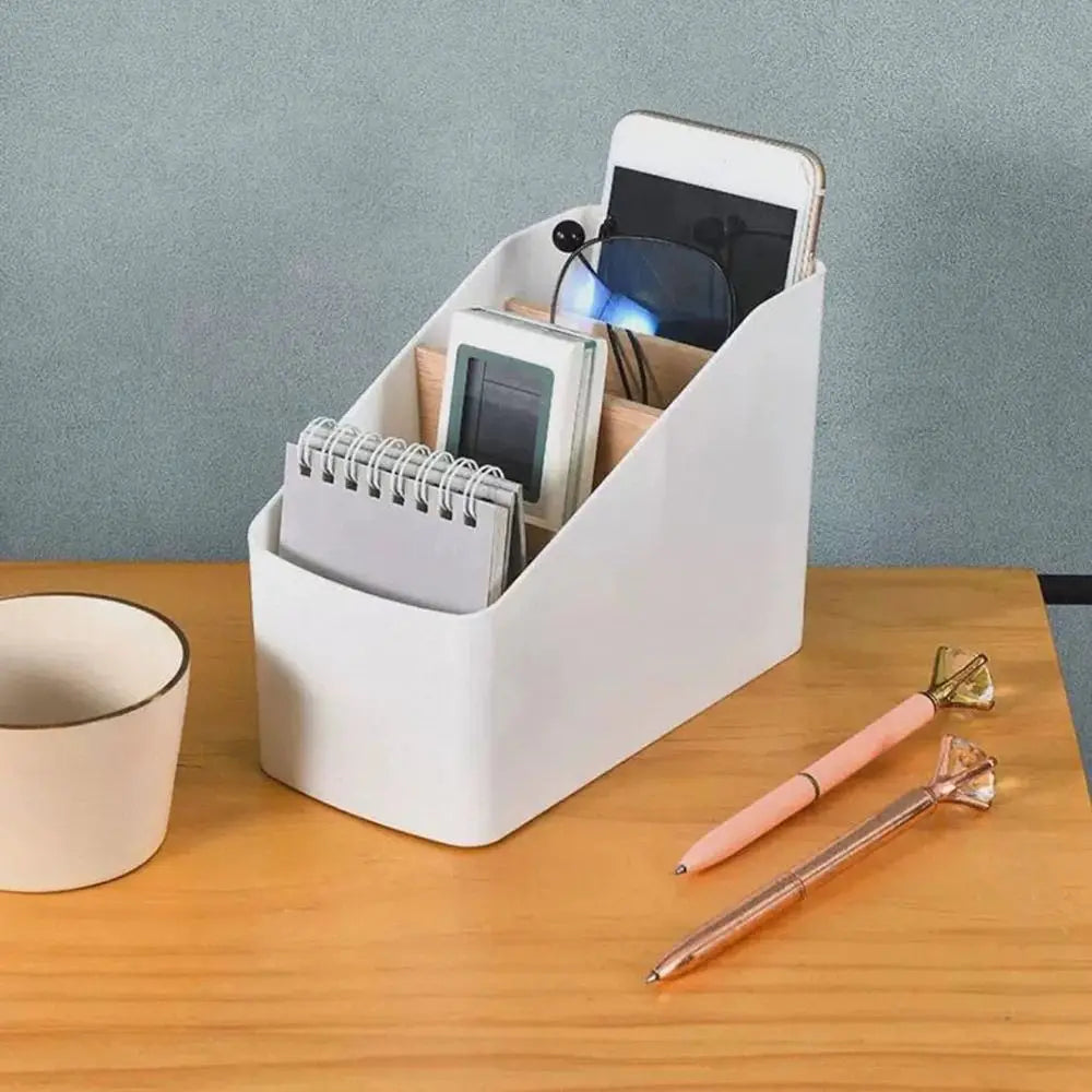 Remote Control Organizer - Multi-Purpose Desktop Storage Box for Living Room