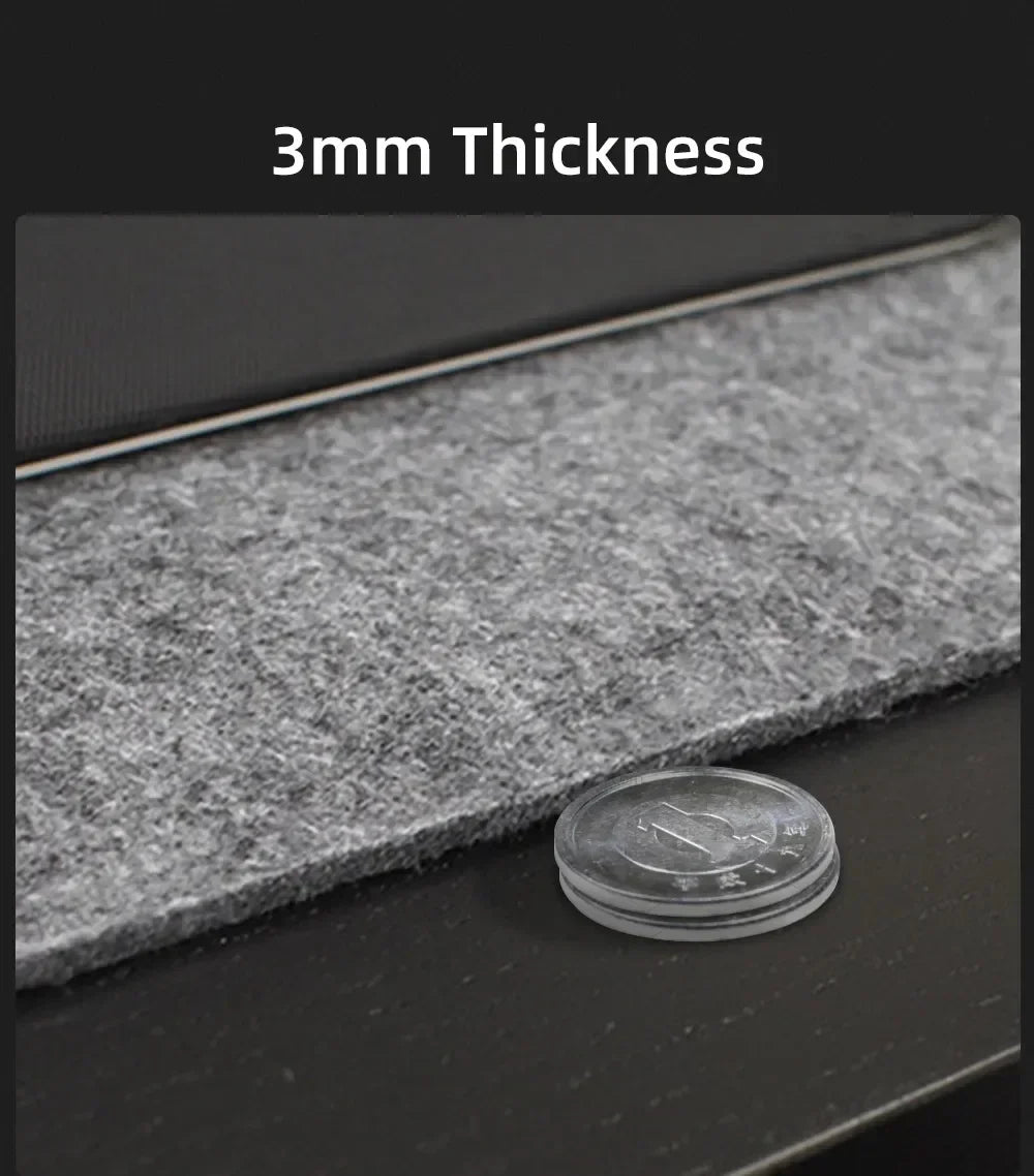 Large Wool Felt Desk Mat - Non-Slip Mouse Pad & Desk Protector for Office