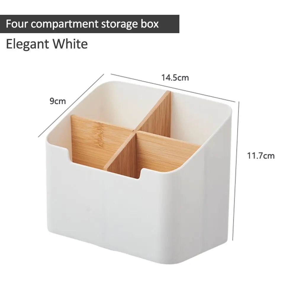 Remote Control Organizer - Multi-Purpose Desktop Storage Box for Living Room