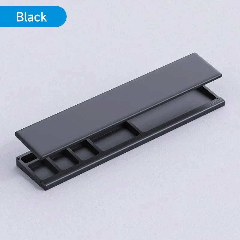 Keyboard Wrist Rest with Storage Box - Memory Foam Ergonomic Support for Office