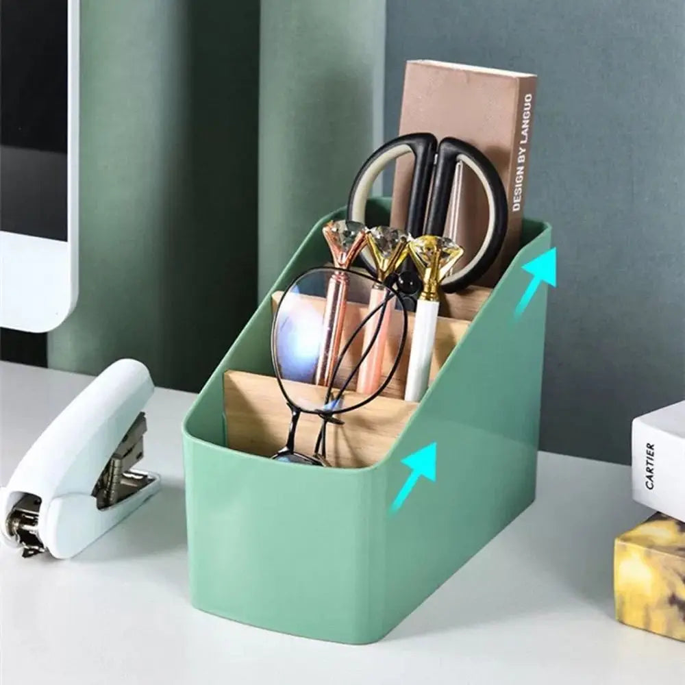 Remote Control Organizer - Multi-Purpose Desktop Storage Box for Living Room