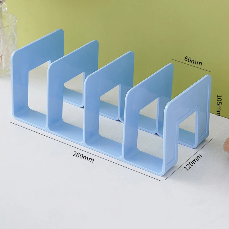 Adjustable Desktop Bookends - Multi-Function Book & Magazine Organizer Stand