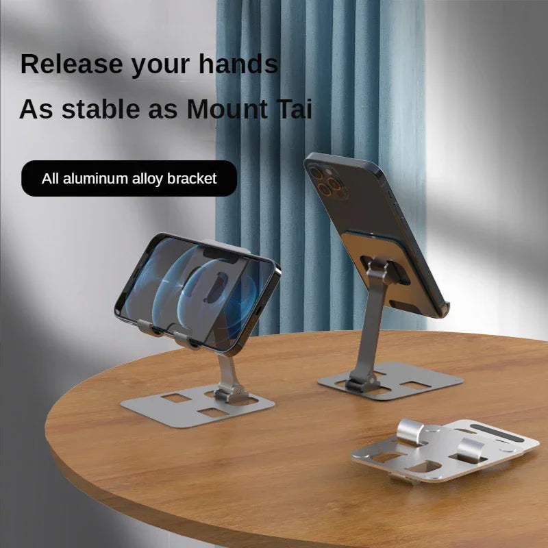 Aluminum Tablet Stand - Adjustable Portable Holder for iPad & Mobile Devices