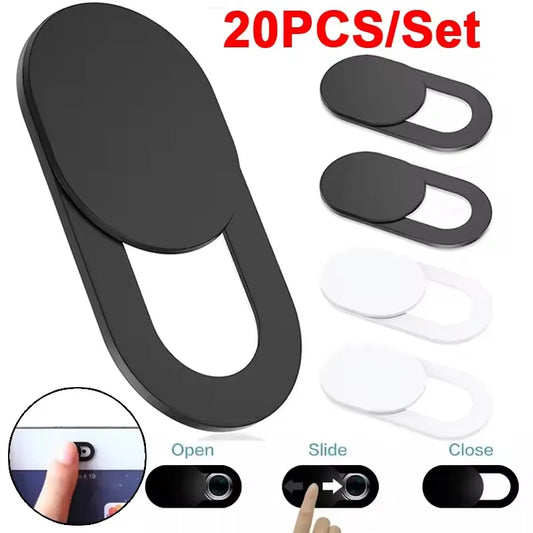 Webcam Privacy Slider - Plastic Camera Cover for iPad, Tablet & Laptop