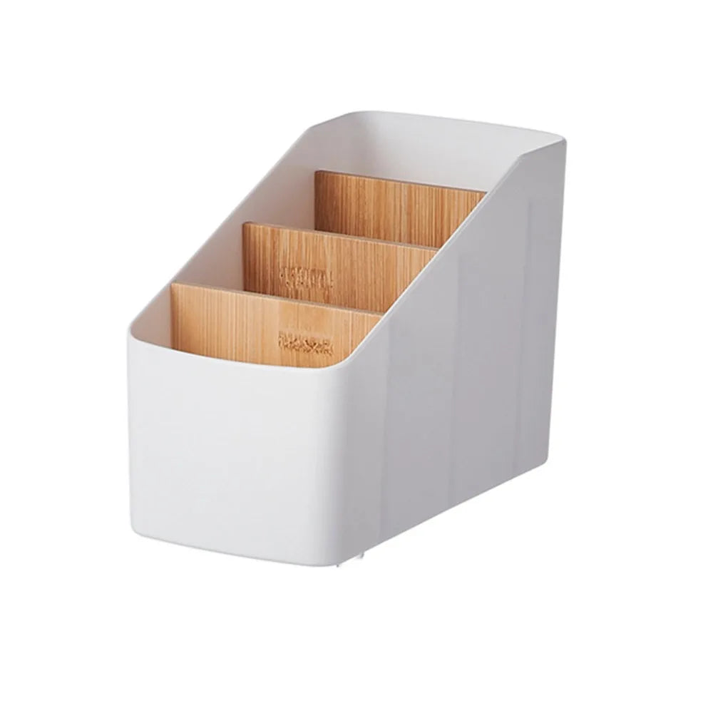 Remote Control Organizer - Multi-Purpose Desktop Storage Box for Living Room
