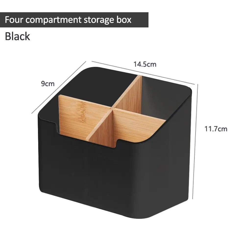 Remote Control Organizer - Multi-Purpose Desktop Storage Box for Living Room
