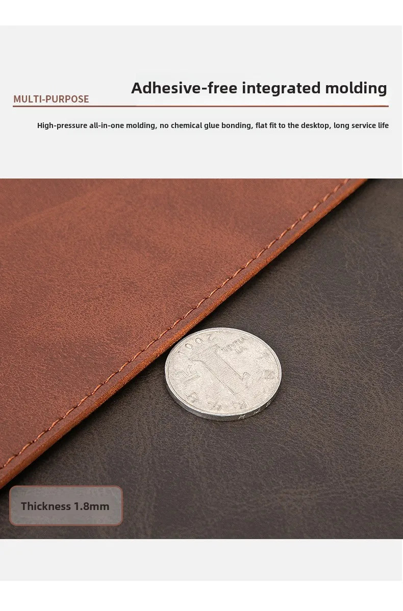 Large Waterproof Desk Pad - PU Leather Desk Mat for Laptop & Keyboard