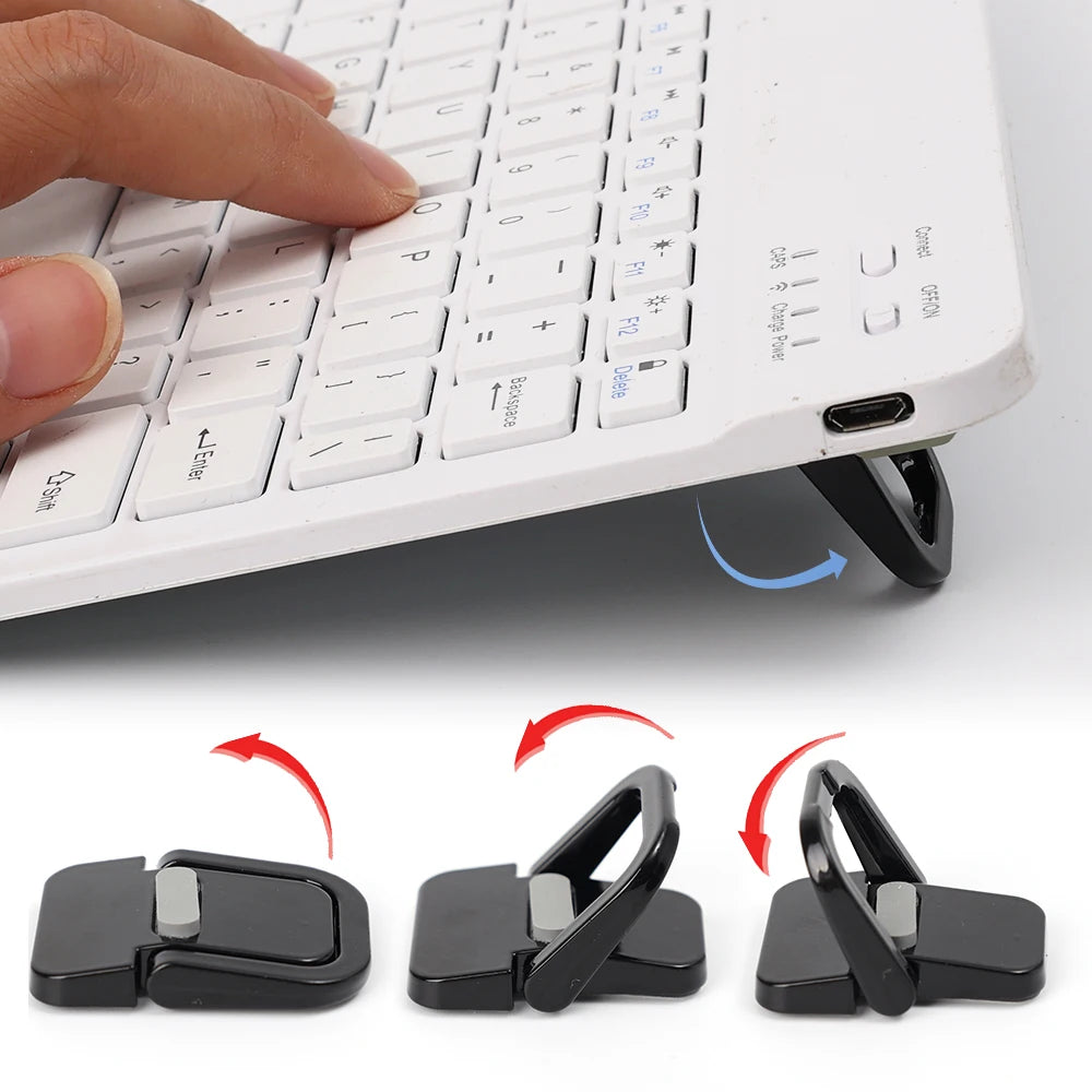 Mini Laptop Stand 2-Pack - Portable Foldable Desk Riser for Laptop & Keyboard
