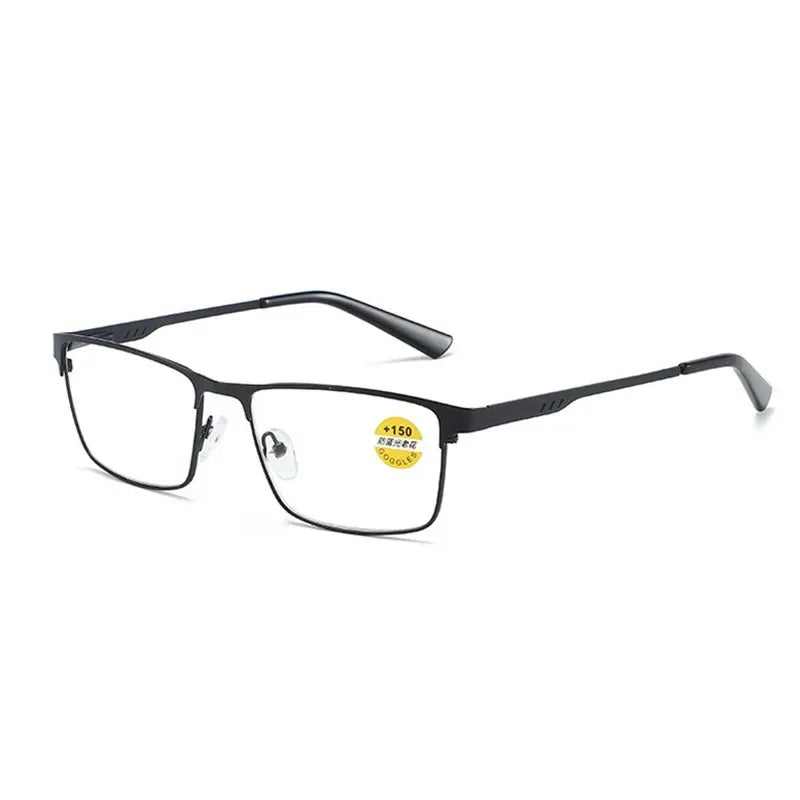 Men's Blue Light Blocking Reading Glasses - Classic Business Frame (+1.0 to +4.0)