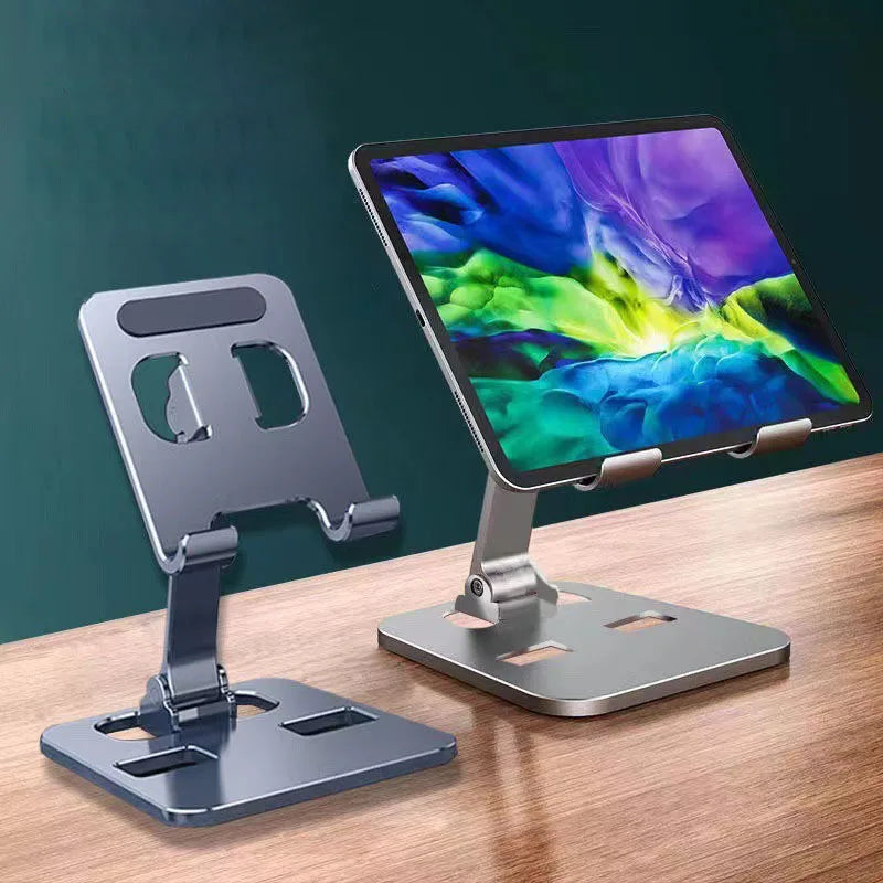 Aluminum Tablet Stand - Adjustable Portable Holder for iPad & Mobile Devices