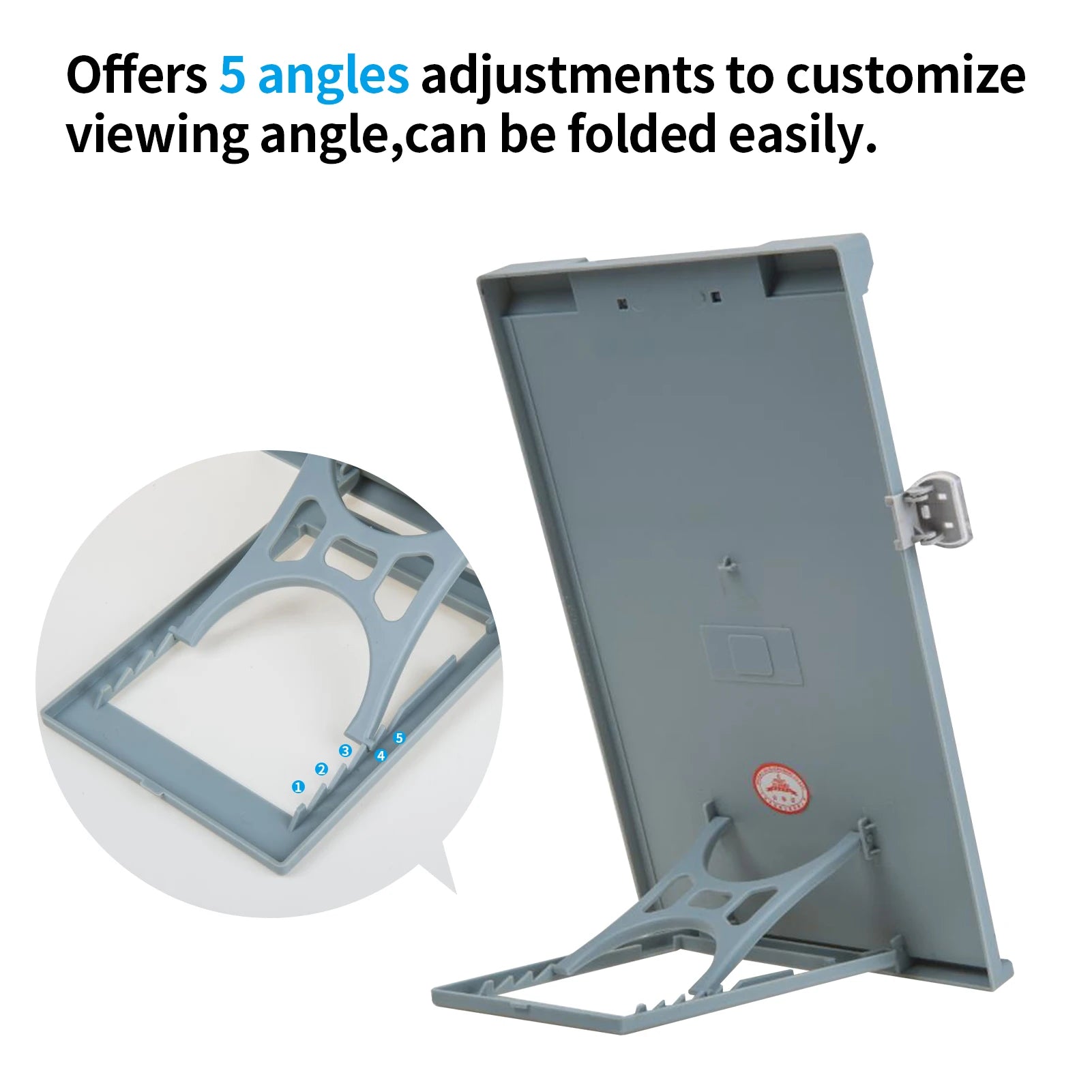 Adjustable Document Holder - A4 Reading Stand for Office, School & Home