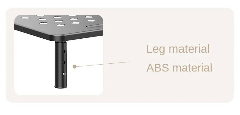 Adjustable Monitor Stand - Telescopic Desk Riser to Reduce Neck Strain