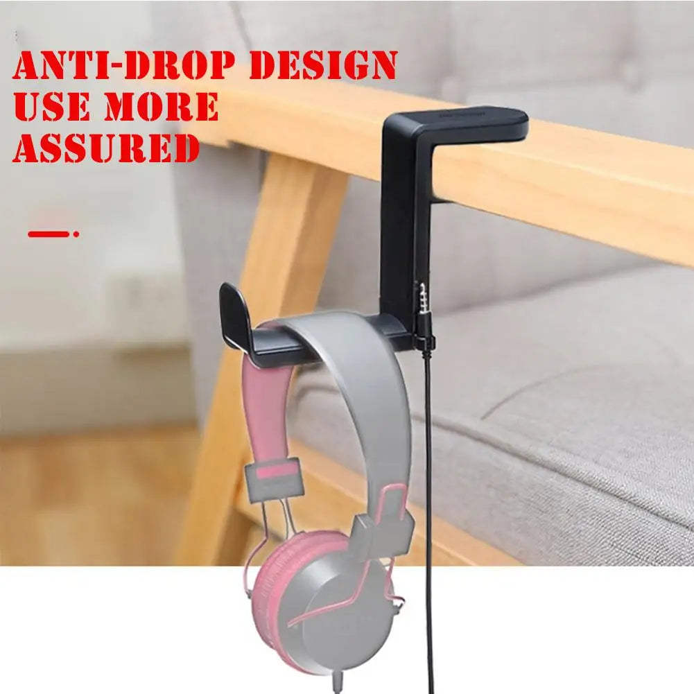 Gaming Headphone Stand with 360������ Rotating Arm - Desk Mount Headset Holder