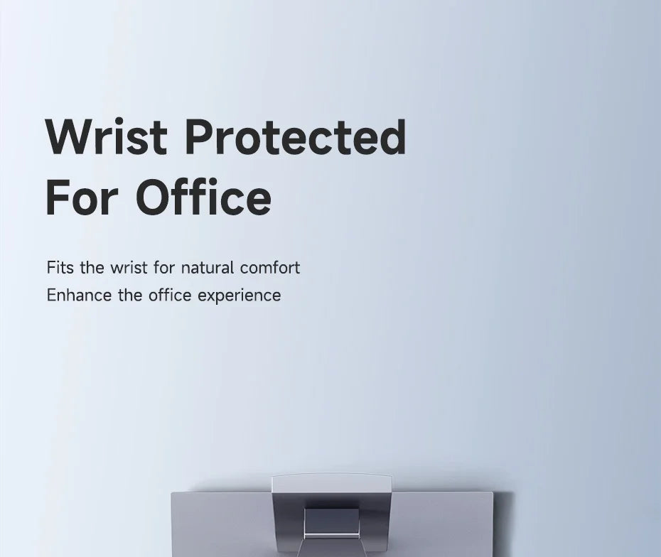 Keyboard Wrist Rest with Storage Box - Memory Foam Ergonomic Support for Office
