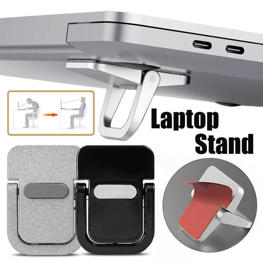Mini Laptop Stand 2-Pack - Portable Foldable Desk Riser for Laptop & Keyboard
