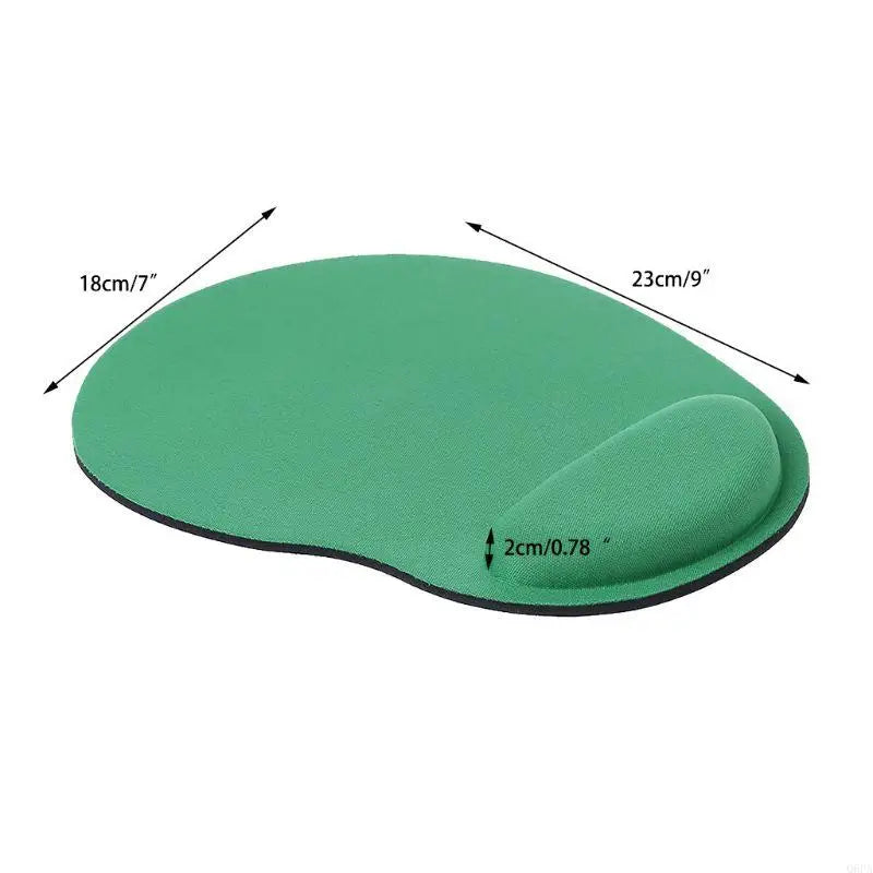 Ergonomic Mouse Pad with Gel Wrist Rest - Pain Relief for Office & Gaming
